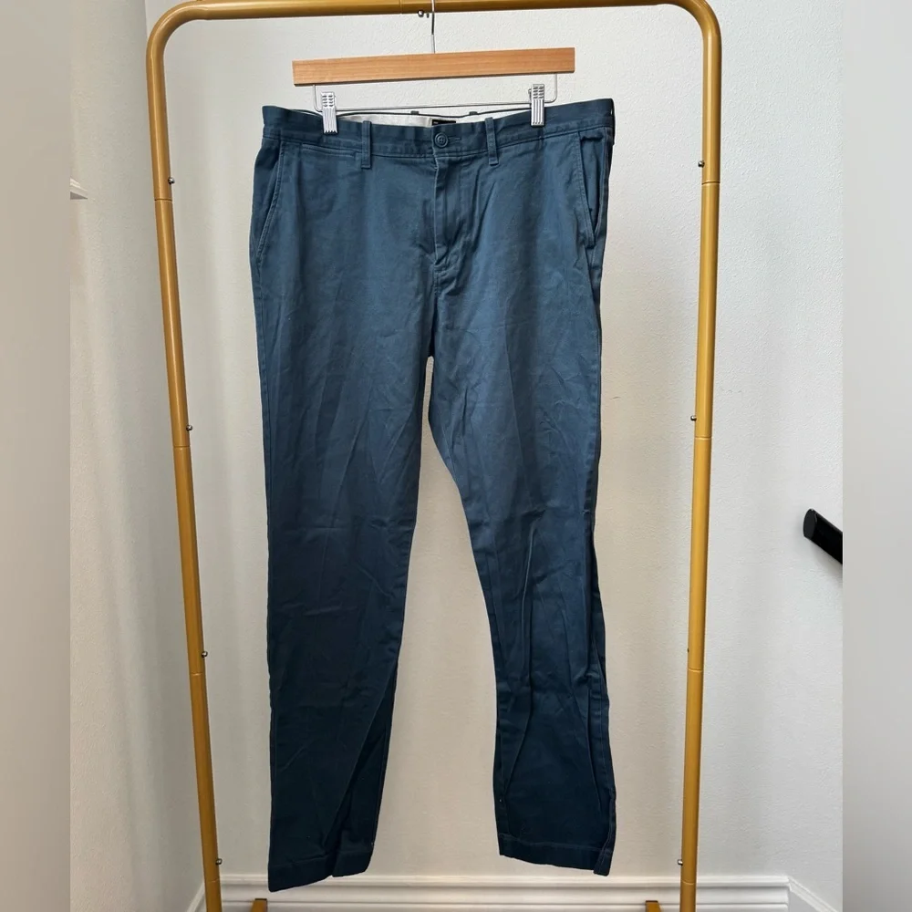 J.Crew 770 Straight Fit Stretch Chinos Dusty Navy 34x32 👖✨